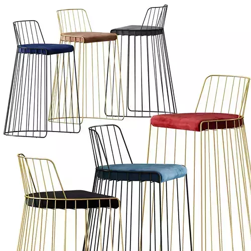 Brides Veil Bar Stool by Phase Design