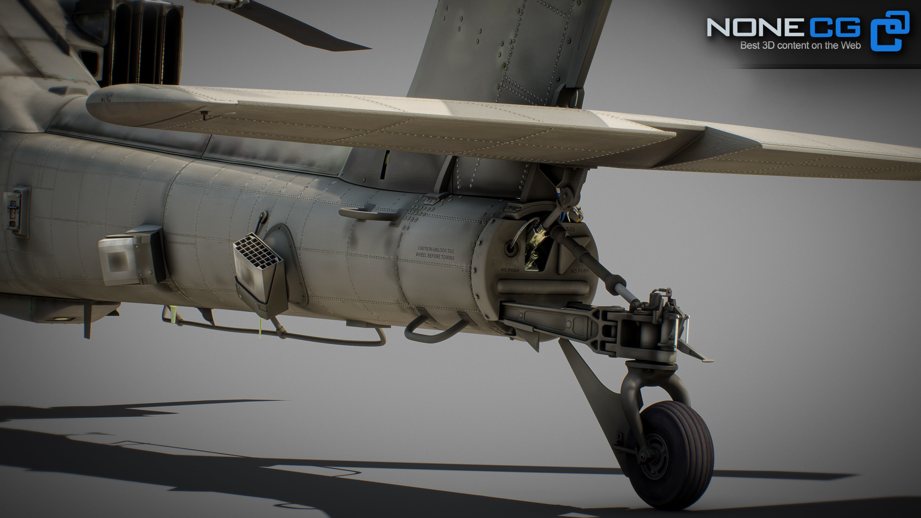 Boeing AH-64D Apache Longbow Attack Helicopter with Cockpit 3D model_56