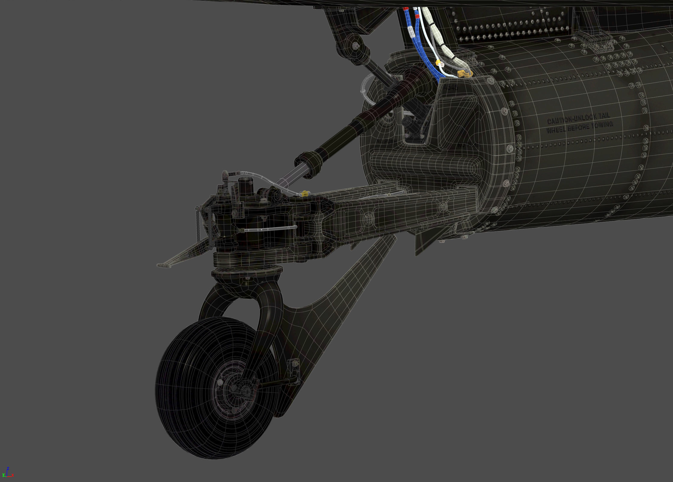 Boeing AH-64D Apache Longbow Attack Helicopter with Cockpit 3D model_57