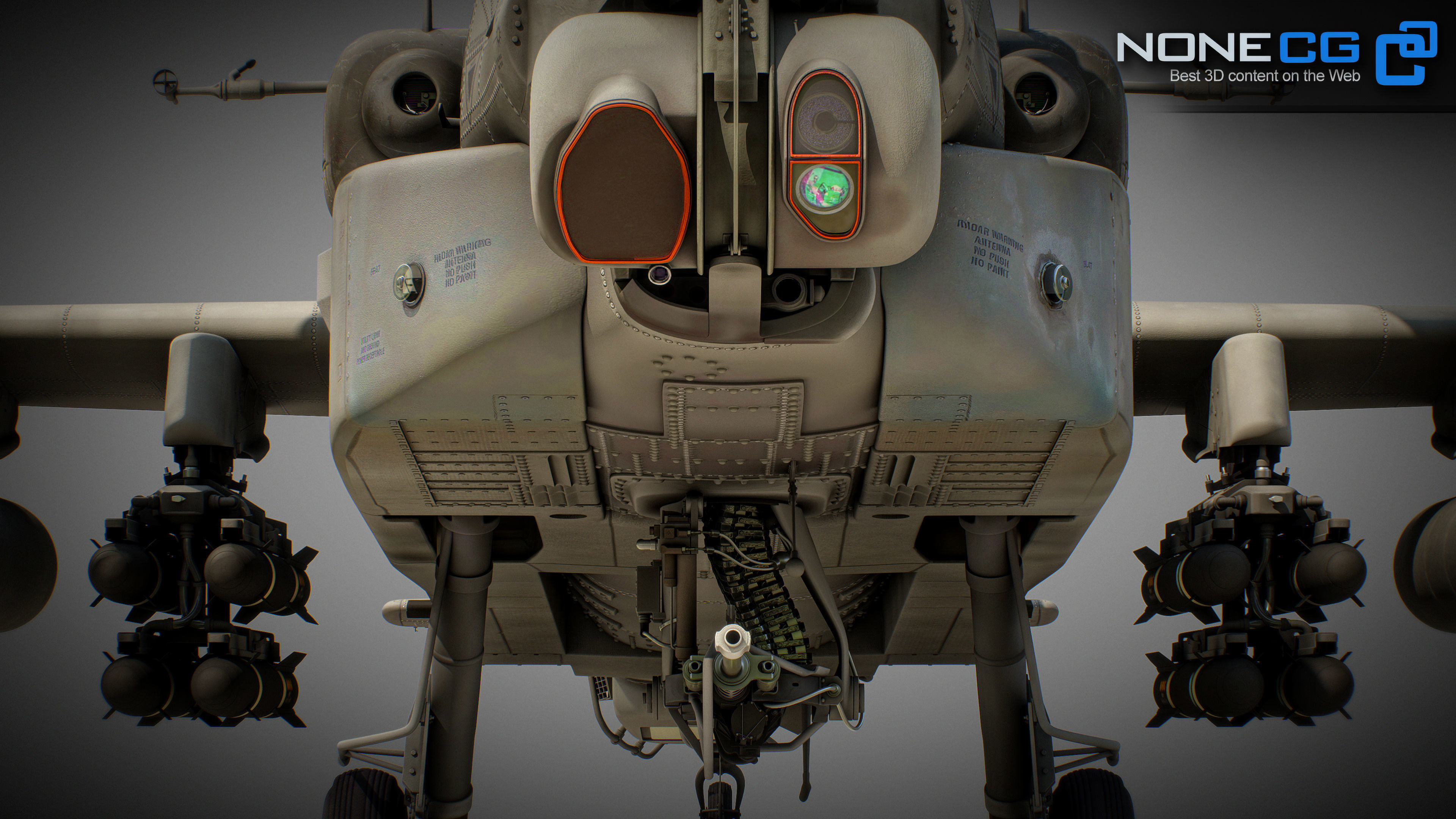 Boeing AH-64D Apache Longbow Attack Helicopter 3D model_23