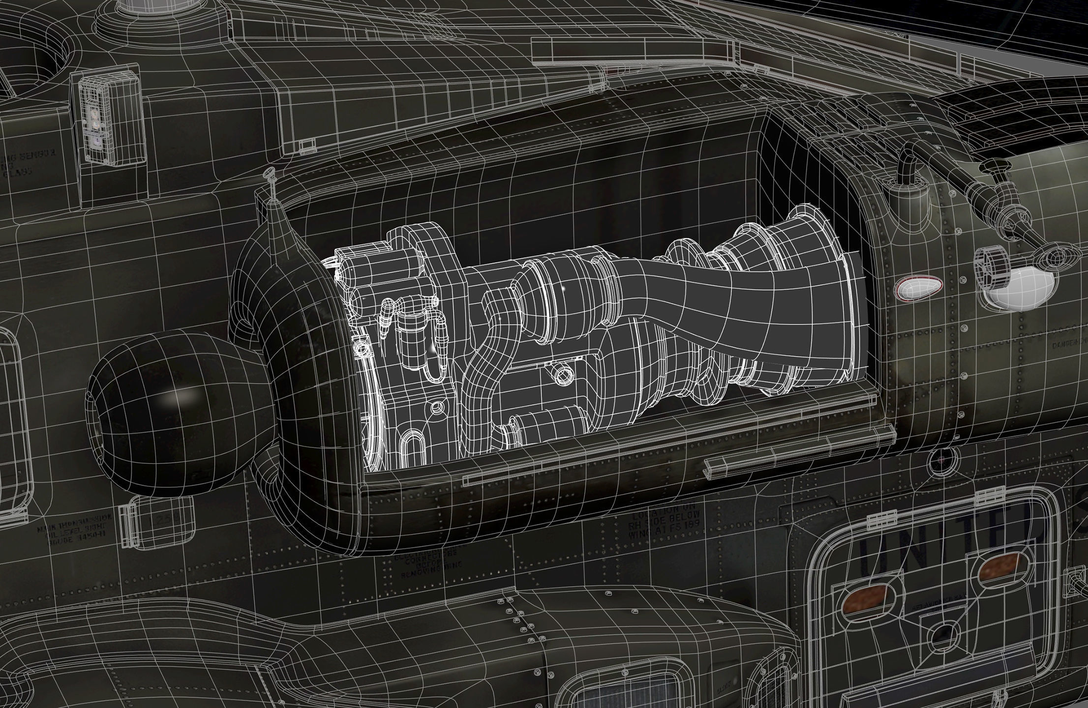 Boeing AH-64D Apache Longbow Attack Helicopter 3D model_30