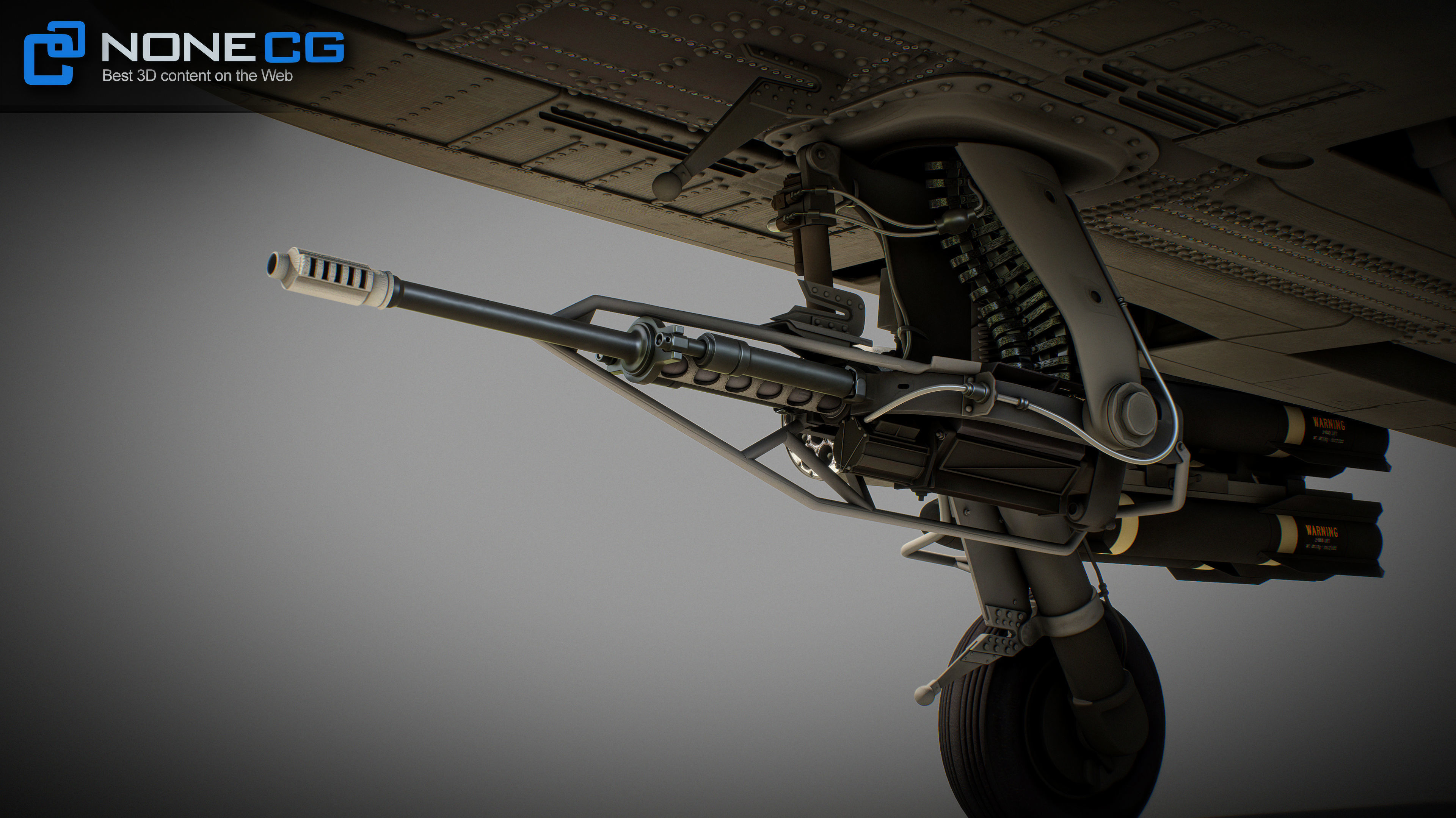 Boeing AH-64D Apache Longbow Attack Helicopter 3D model_47