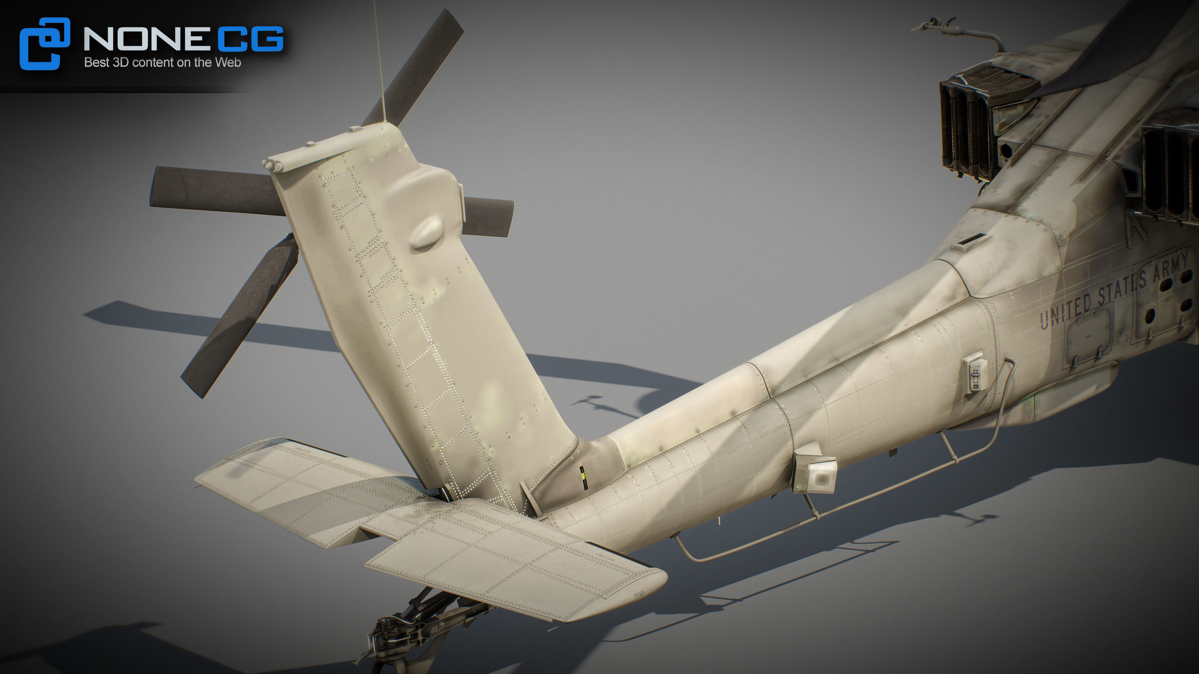 Boeing AH-64D Apache Longbow Attack Helicopter 3D model_43