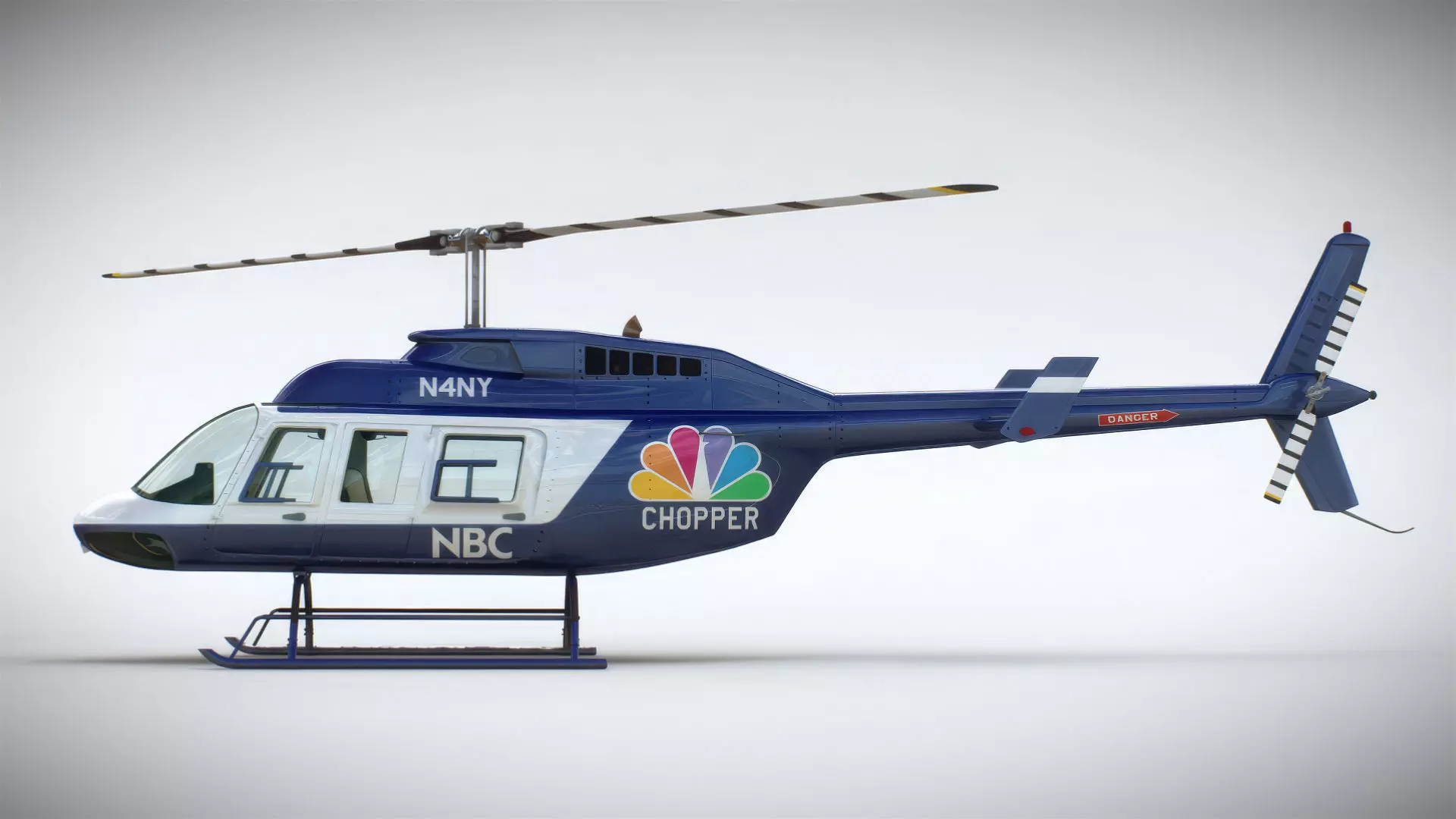 Helicopter Bell 206L Pack 3D model_21