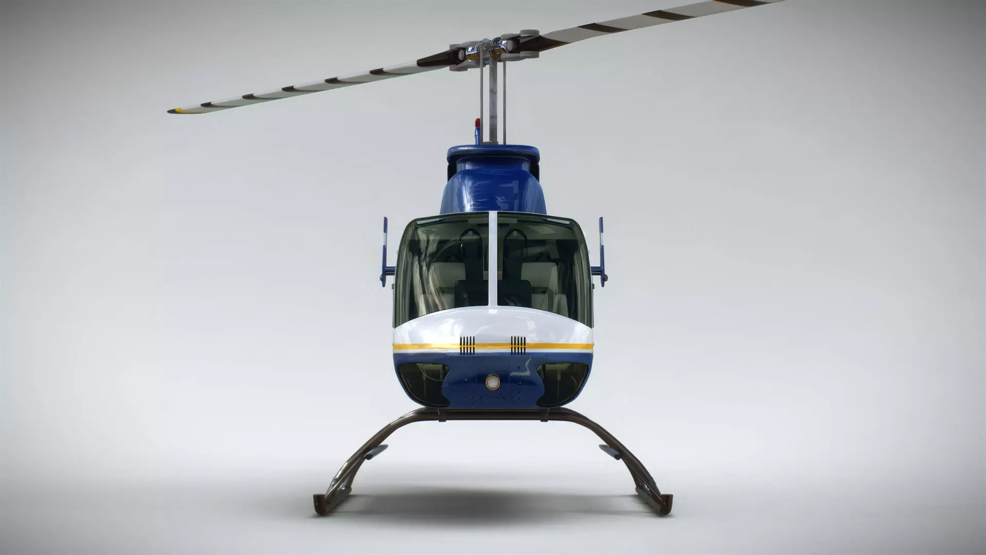 Helicopter Bell 206L Pack 3D model_59