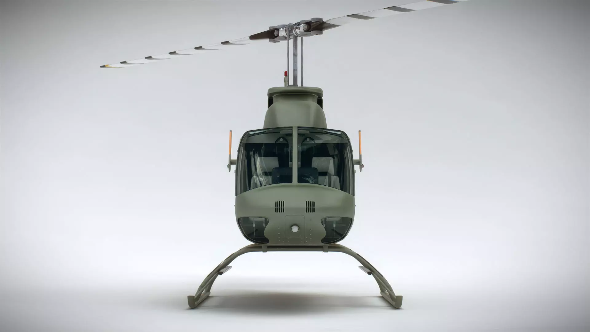 Helicopter Bell 206L Pack 3D model_17