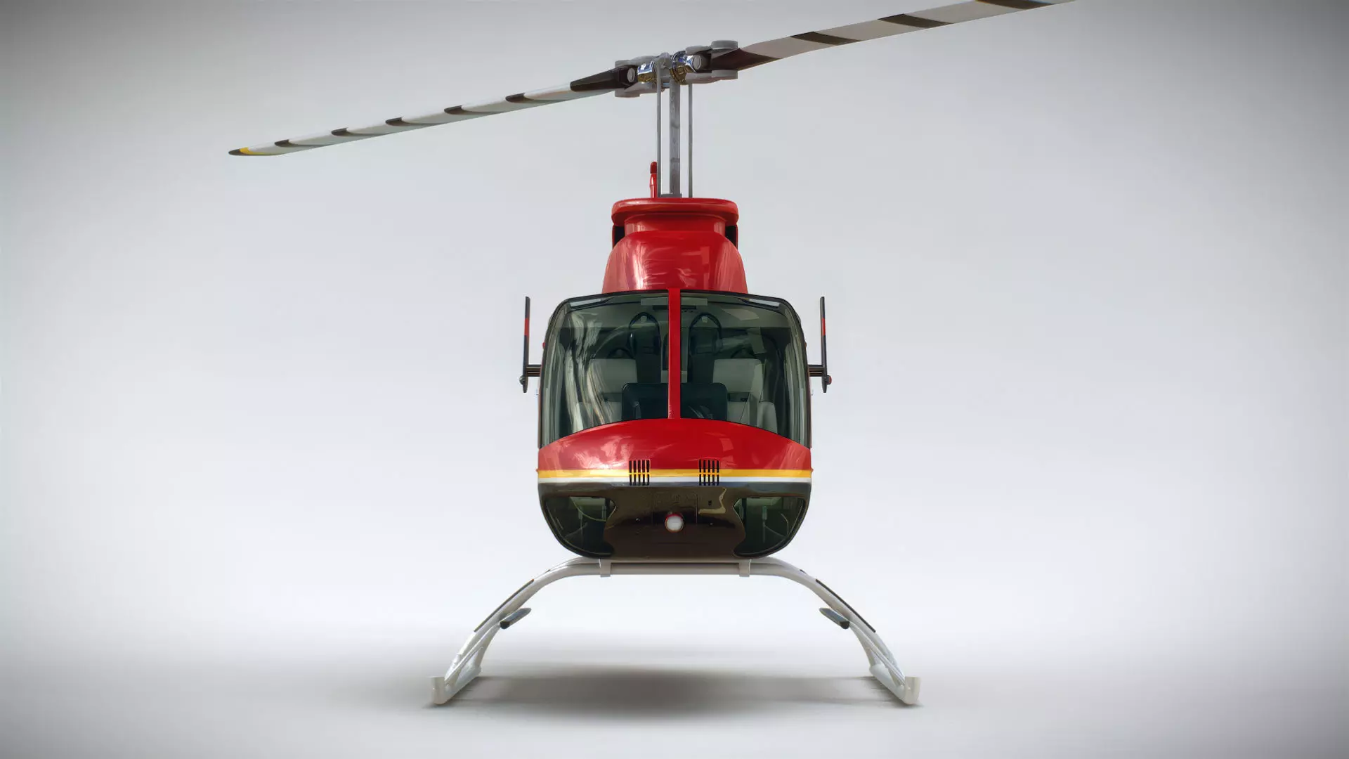 Helicopter Bell 206L Pack 3D model_49