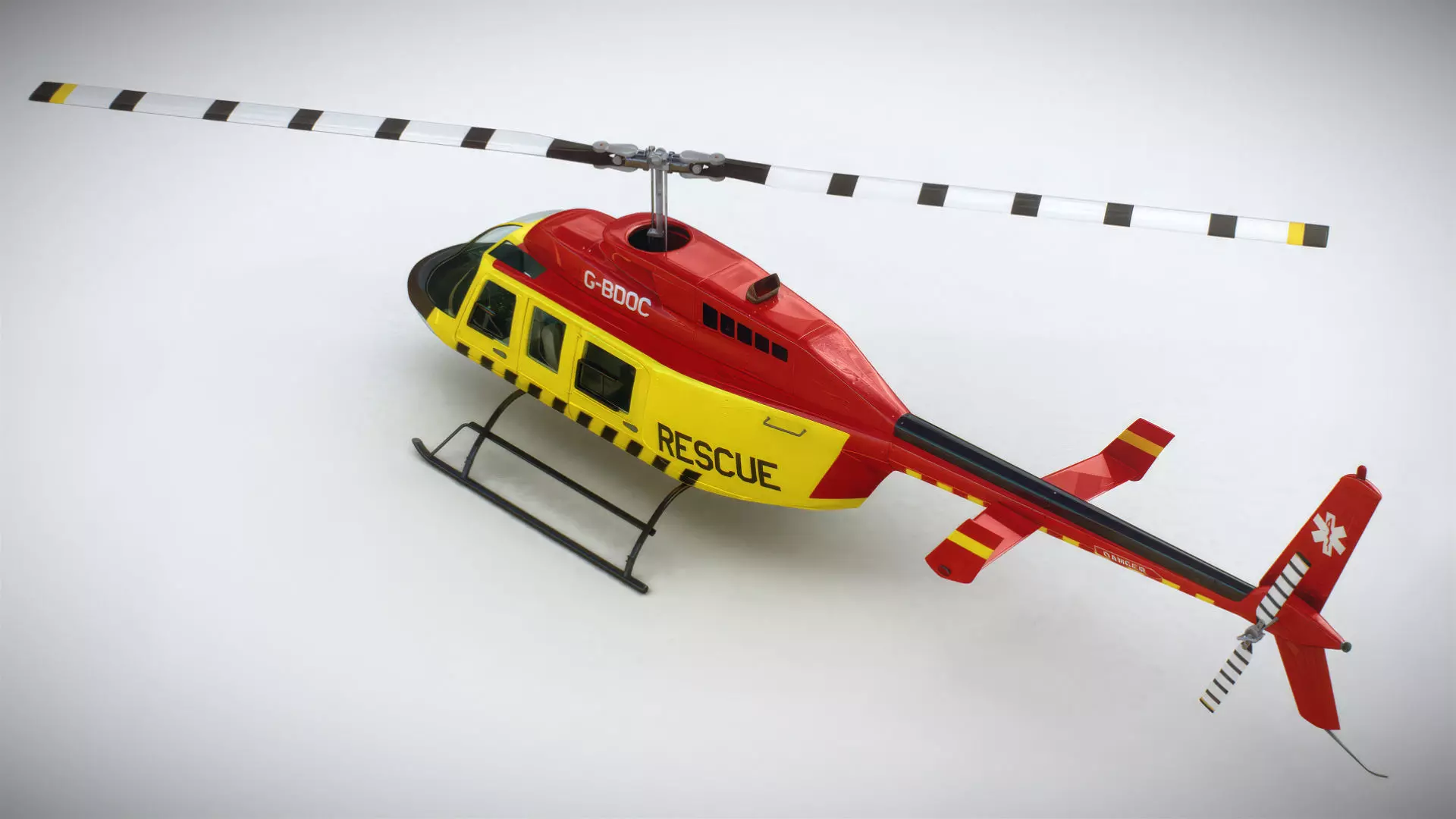 Helicopter Bell 206L Pack 3D model_58