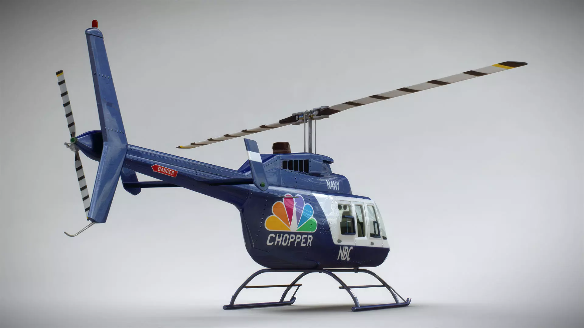 Helicopter Bell 206L Pack 3D model_18