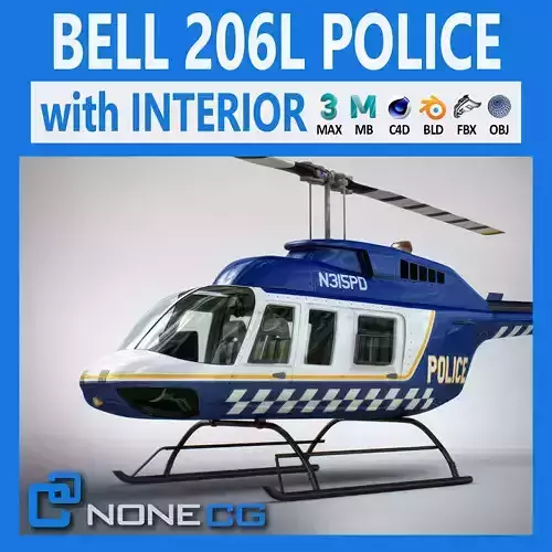 Helicopter Bell 206L Police