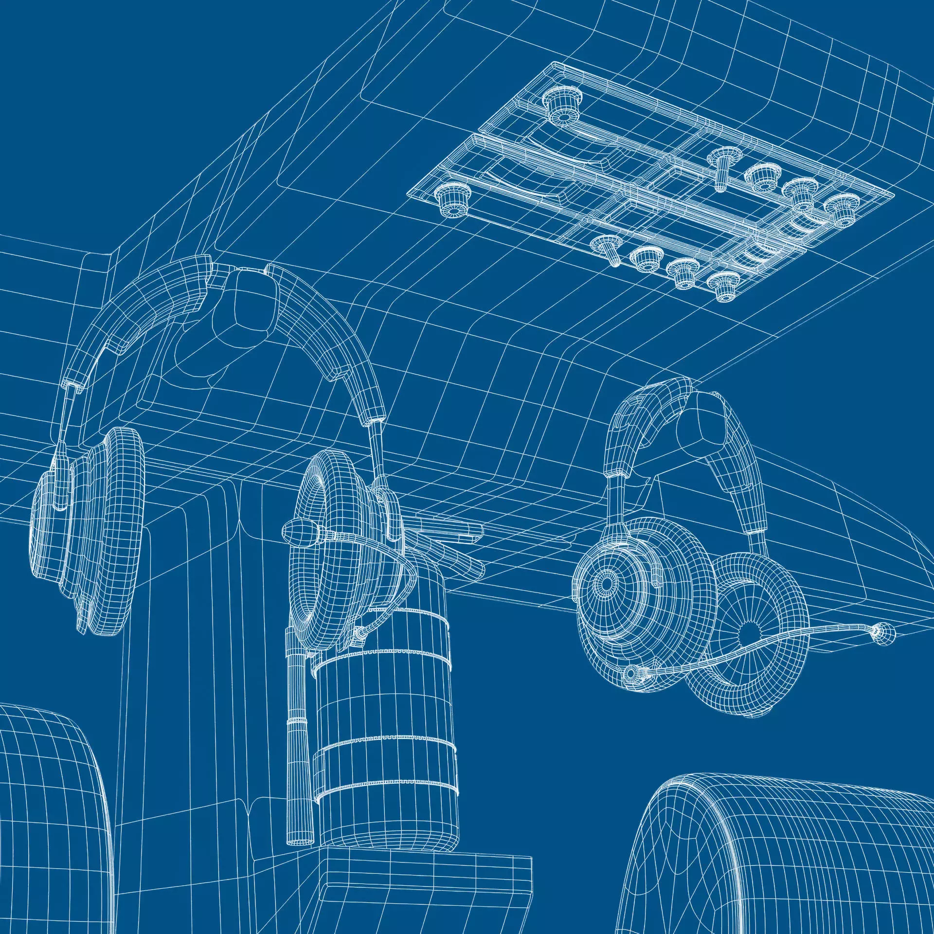 Helicopter Bell 206L Rescue 3D model_20