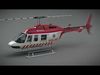 Helicopter Bell 206L Ambulance 3D model_1