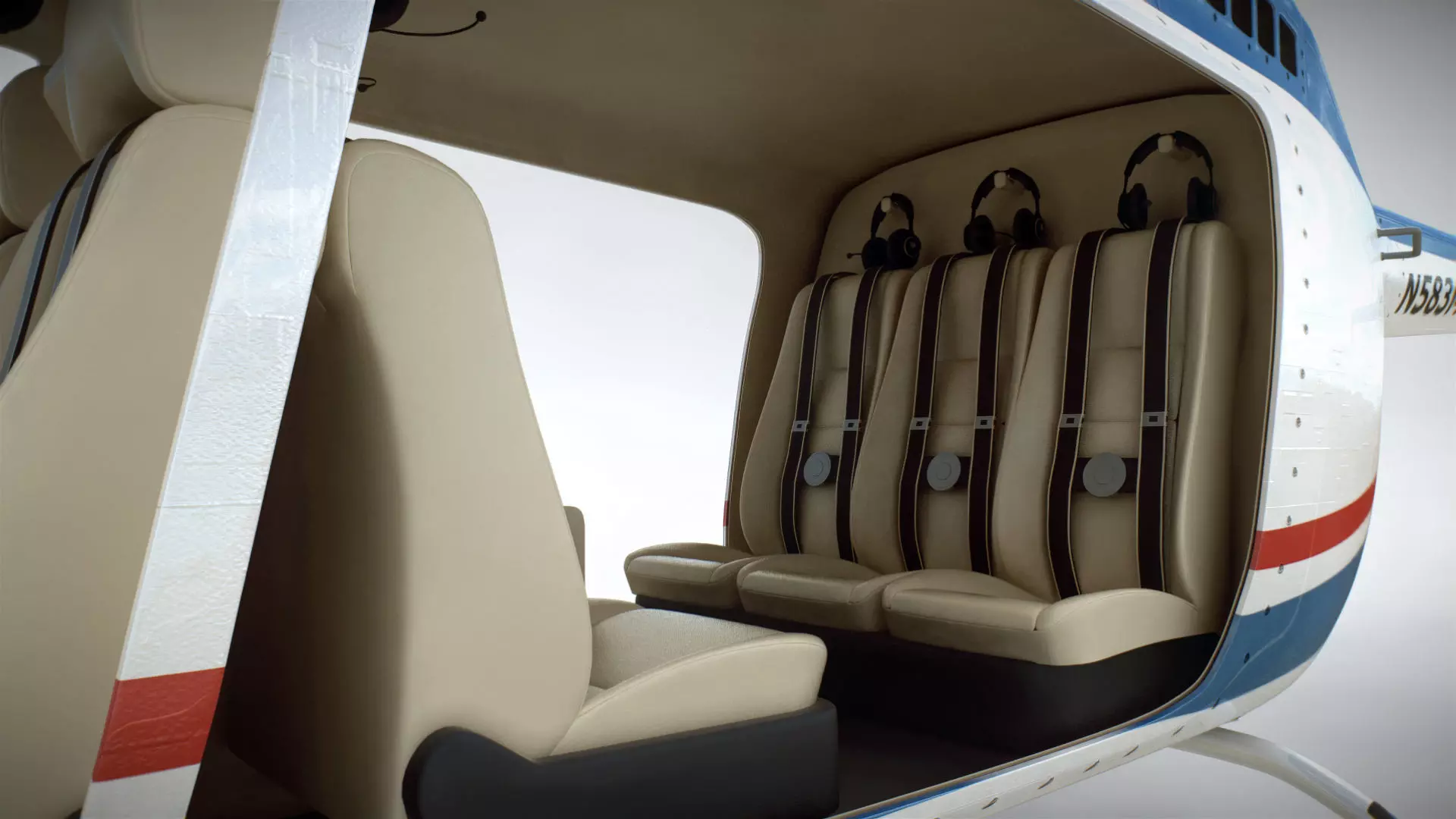 Helicopter Bell 206L Commercial 3D model_14