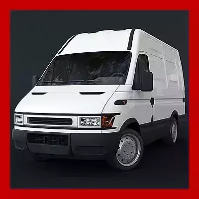 Delivery Van 3D model