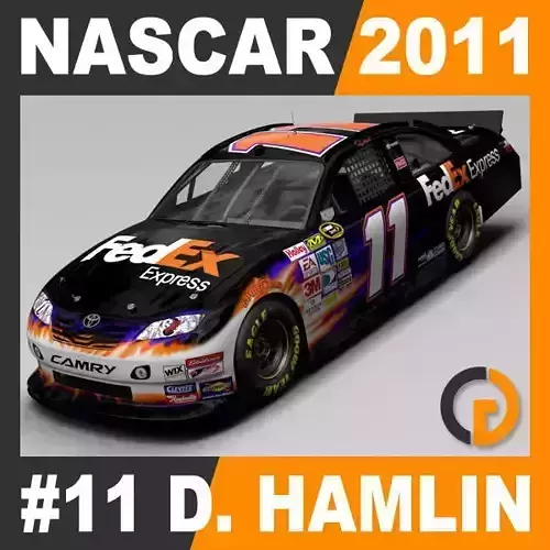 Nascar 2011 Car - Denny Hamlin Toyota Camry 11