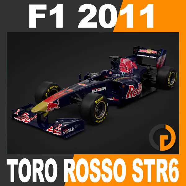 F1 2011 Scuderia Toro Rosso STR6 3D model