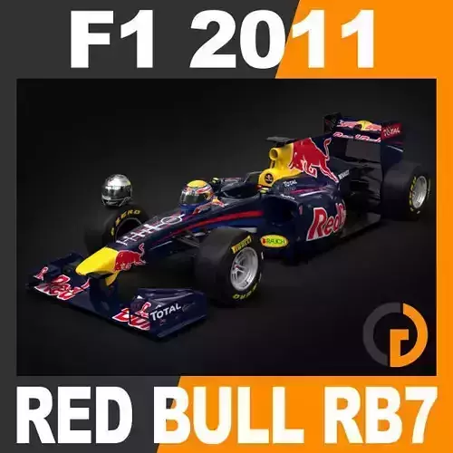F1 2011 Red Bull Racing RB7 3D model
