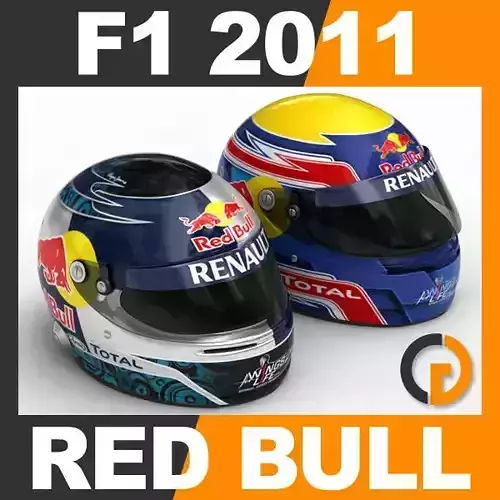 Helmet F1 2011 Sebastian Vettel and Mark Webber