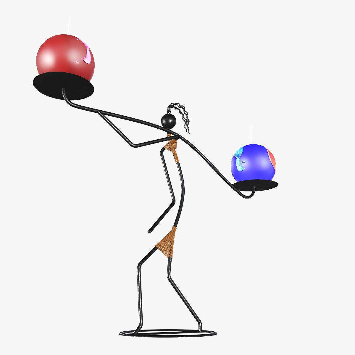 Candle holder 3D model 3D model_2