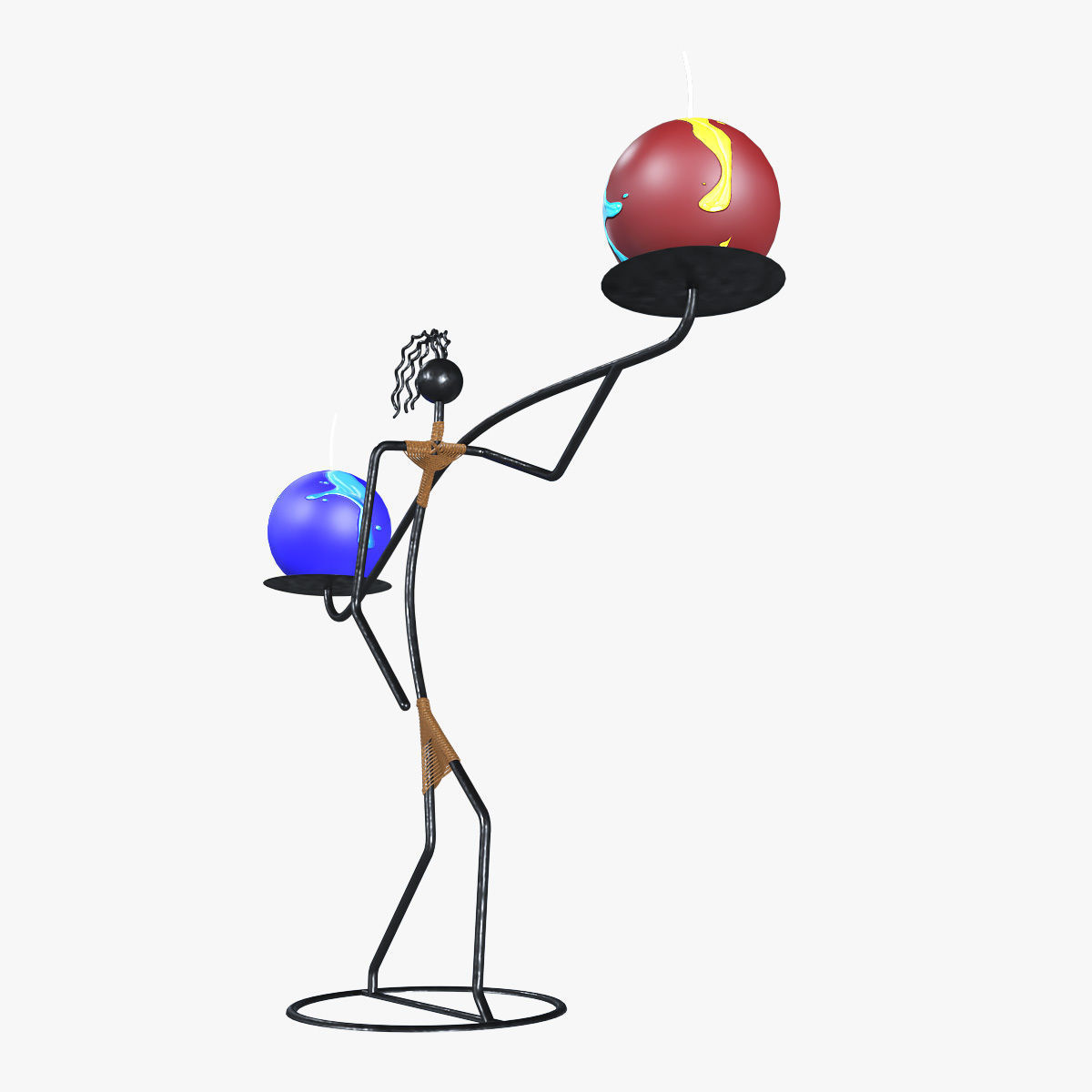 Candle holder 3D model 3D model_1