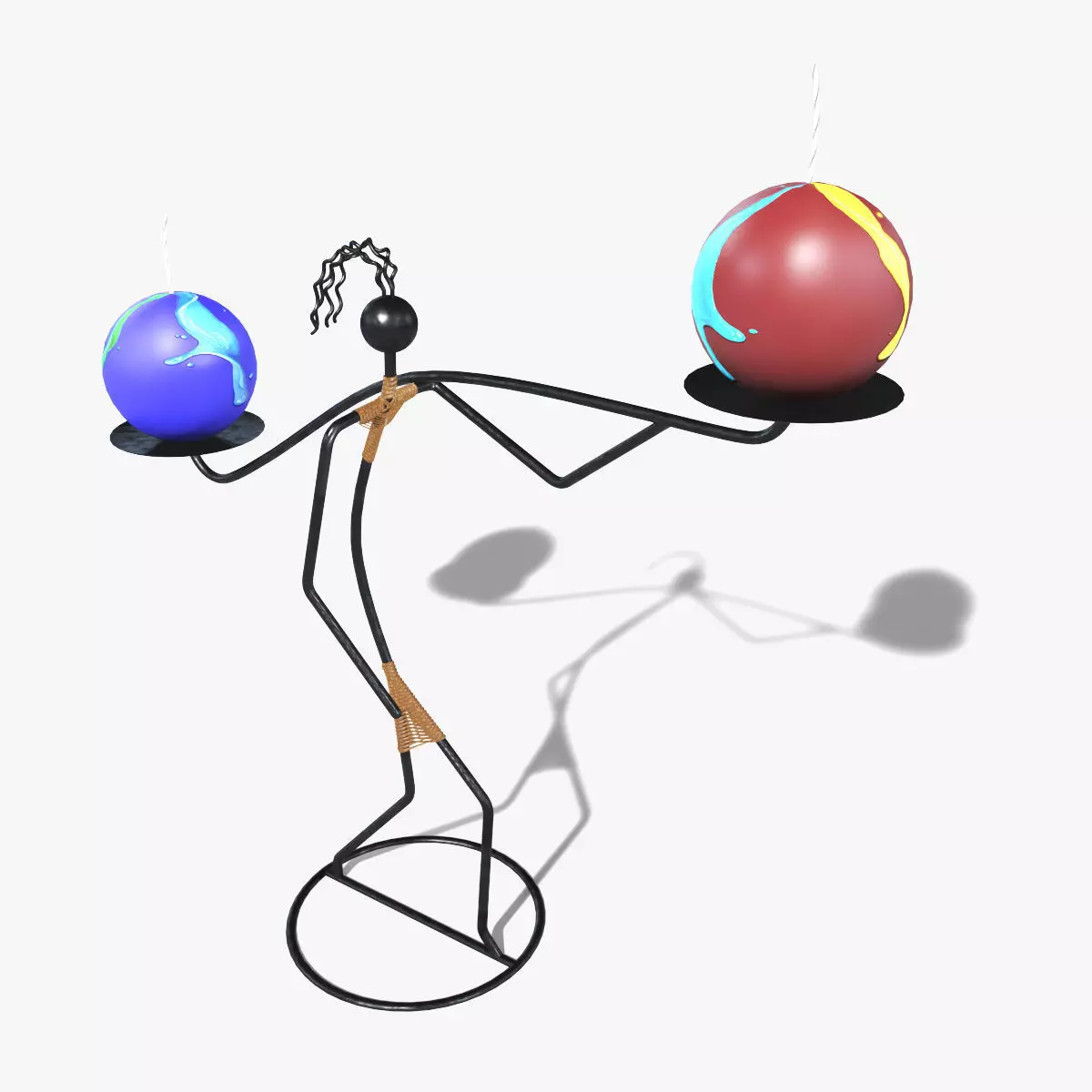 Candle holder 3D model 3D model_0