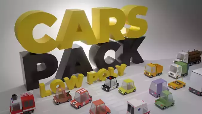 CARS PACK - Low poly - Cartoon