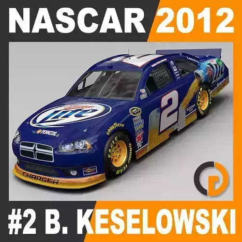 Nascar 2012 Car - Brad Keselowski Dodge Charger 2