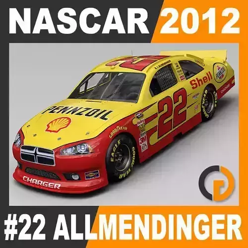 Nascar 2012 Car - A J Allmendinger Dodge Charger 22