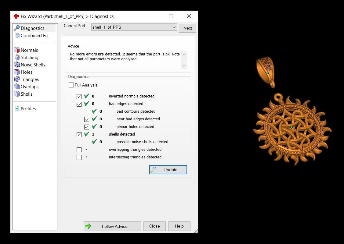 Pagan Pendant sun nordic symbol 3D print model_3