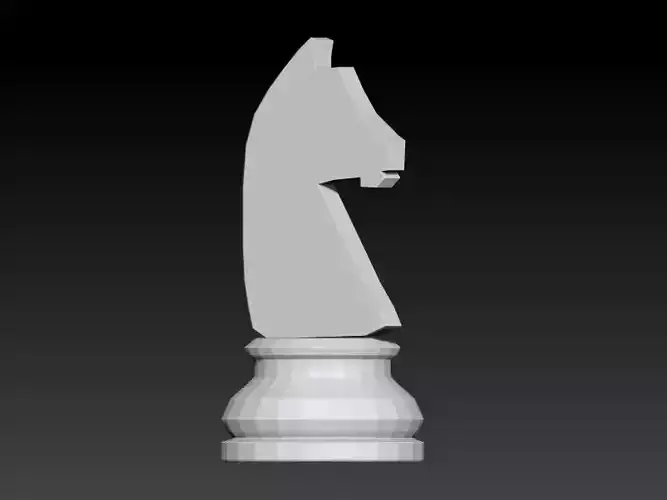 Chess Piece - Horse 3D print model