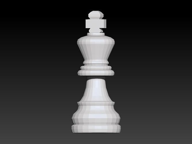 Chess Piece - King 3D print model