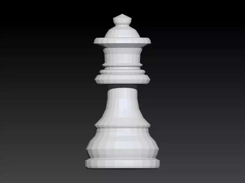 Chess Piece - Queen 3D print model_0
