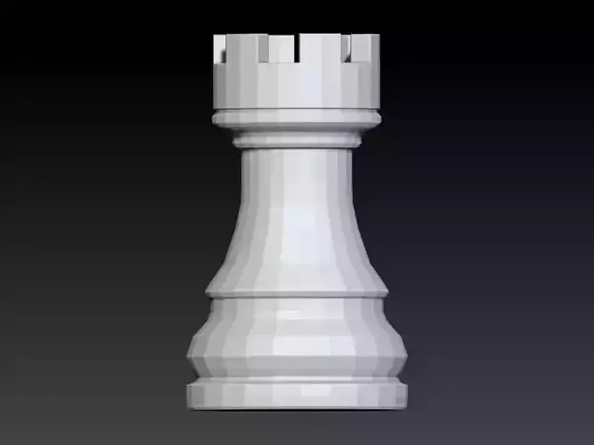 Chess Piece - Rook 3D print model