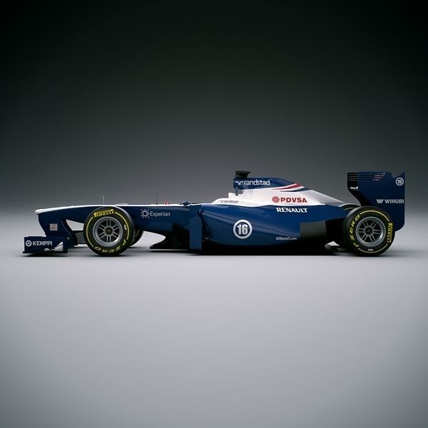 F1 2013 Williams FW35 3D model_4