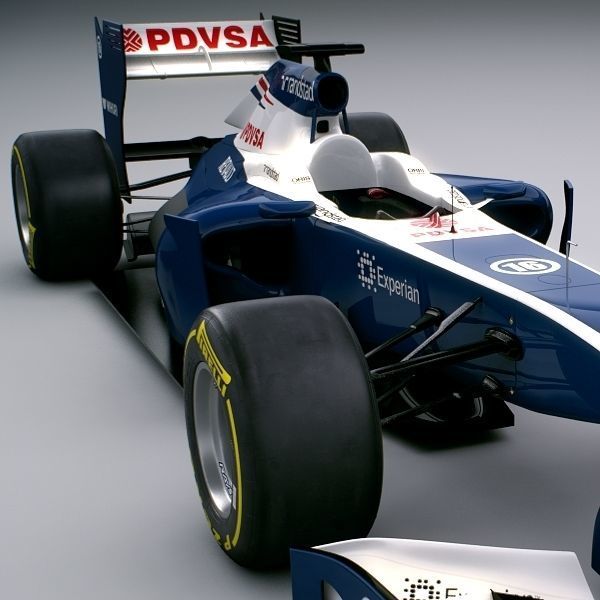 F1 2013 Williams FW35 3D model_12