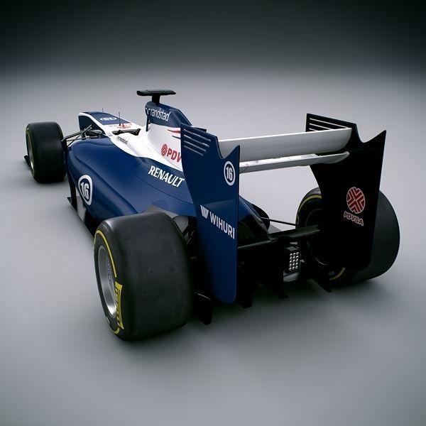 F1 2013 Williams FW35 3D model_3
