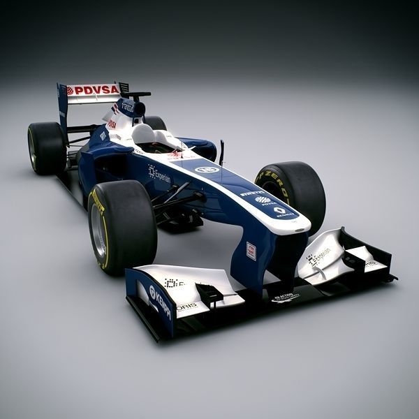 F1 2013 Williams FW35 3D model_2