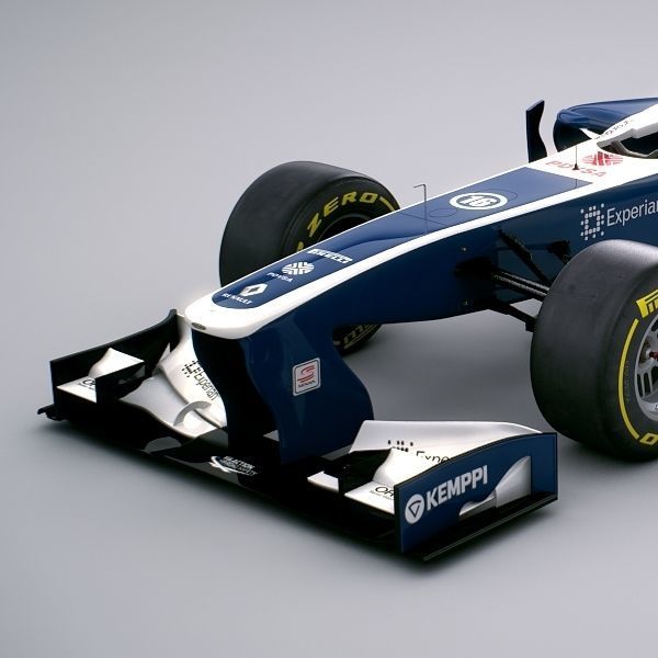 F1 2013 Williams FW35 3D model_10