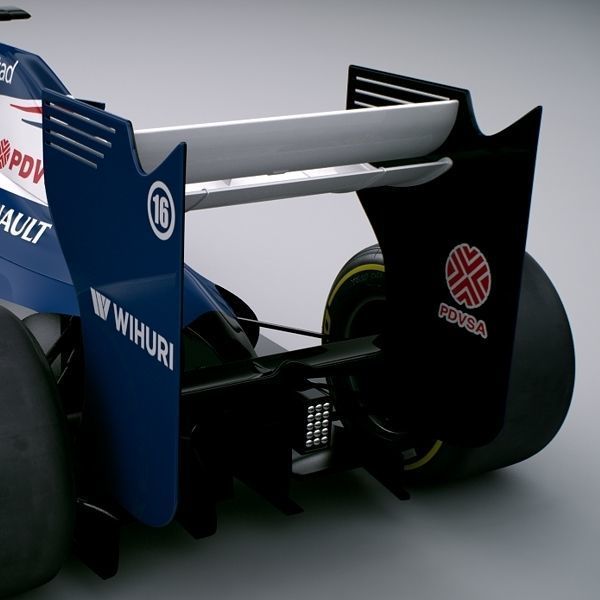 F1 2013 Williams FW35 3D model_13