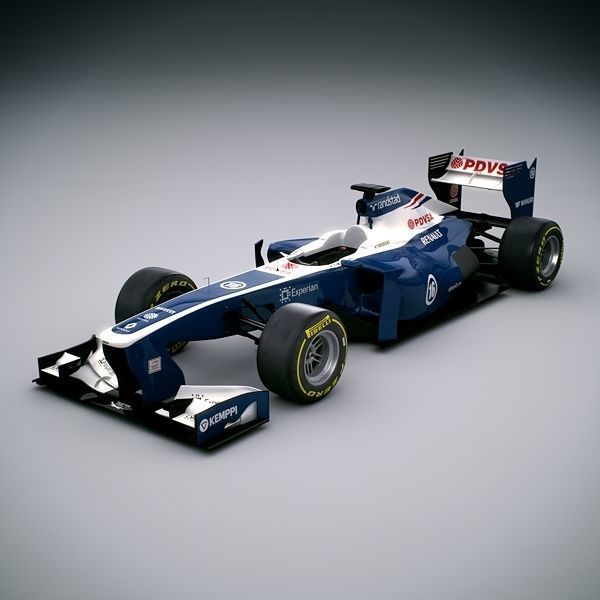 F1 2013 Williams FW35 3D model_1