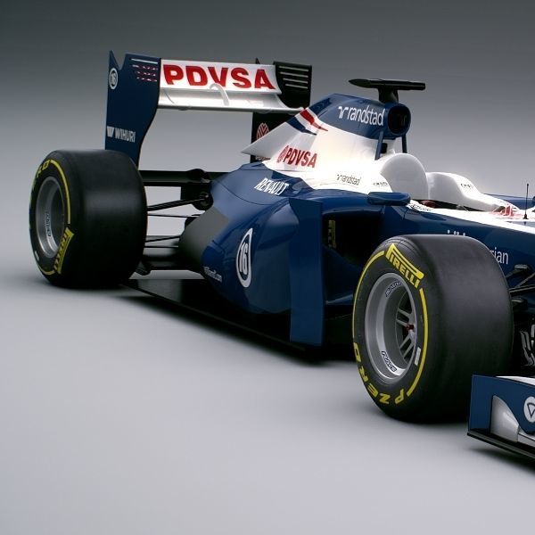 F1 2013 Williams FW35 3D model_9
