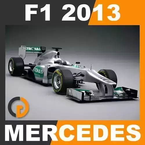 F1 2013 Mercedes W04 AMG Petronas