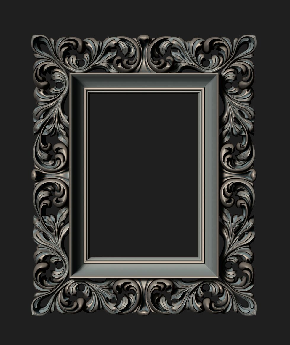 FRAME-mirror  005 3D print model_17