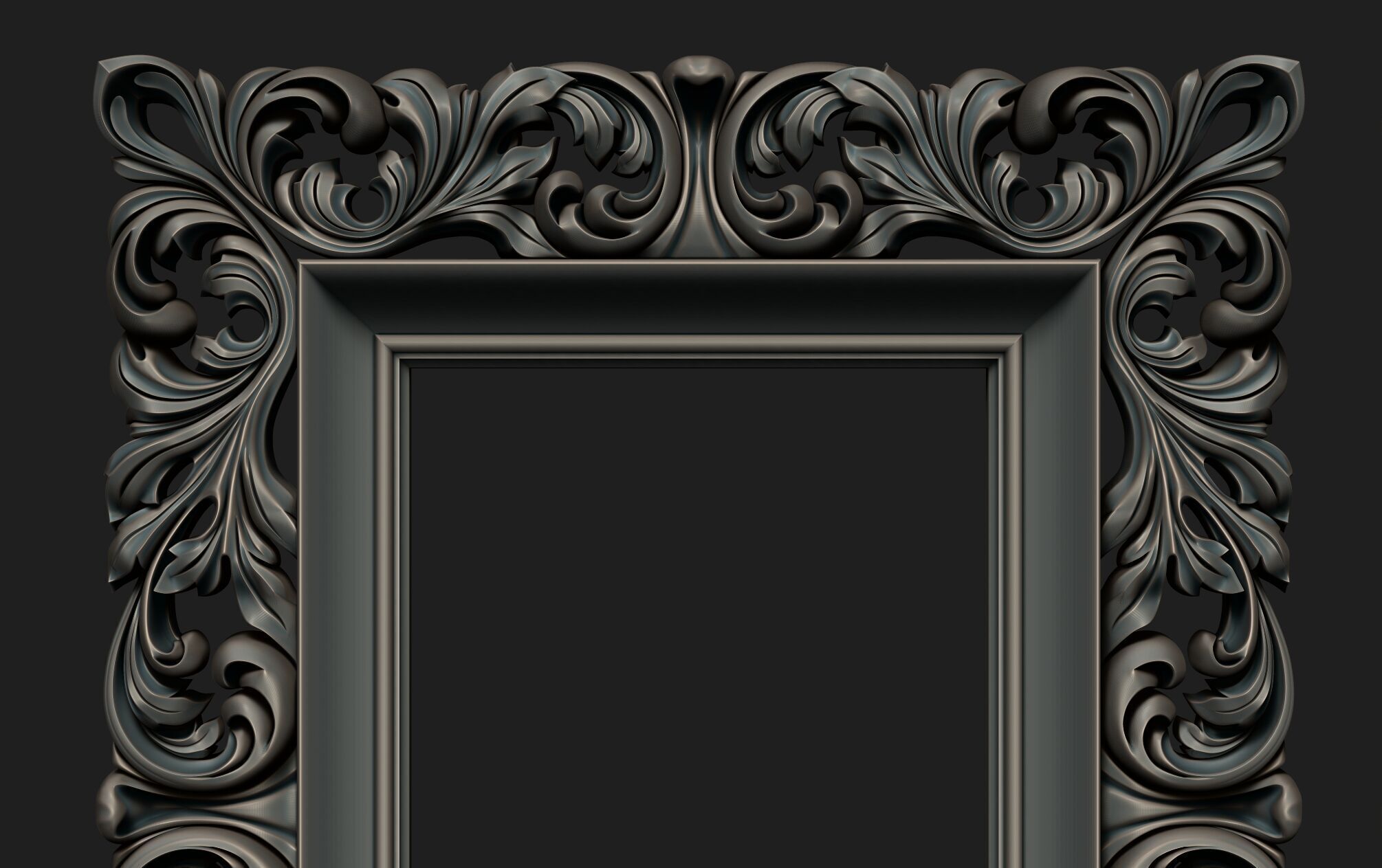 FRAME-mirror  005 3D print model_19