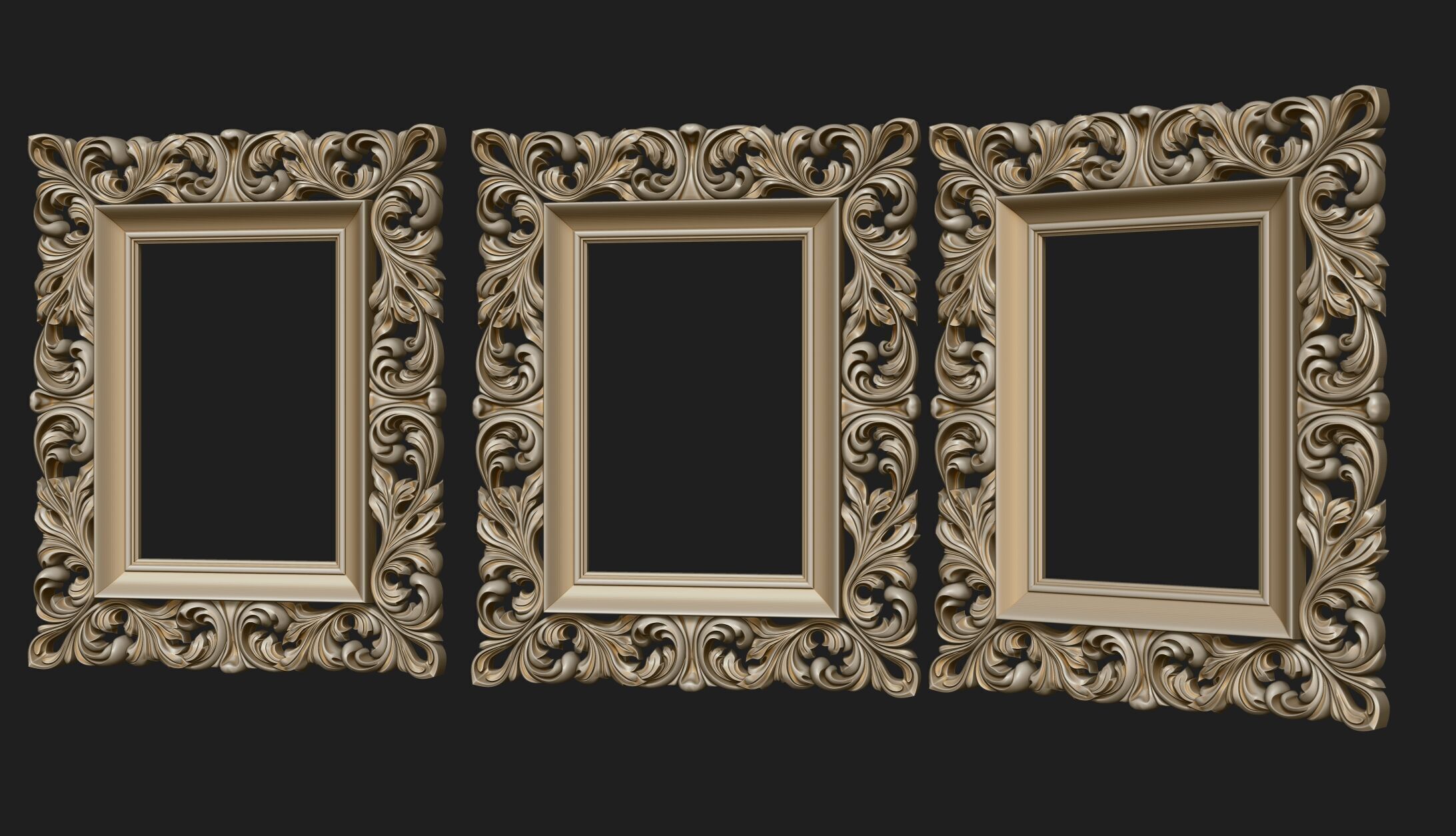 FRAME-mirror  005 3D print model_11