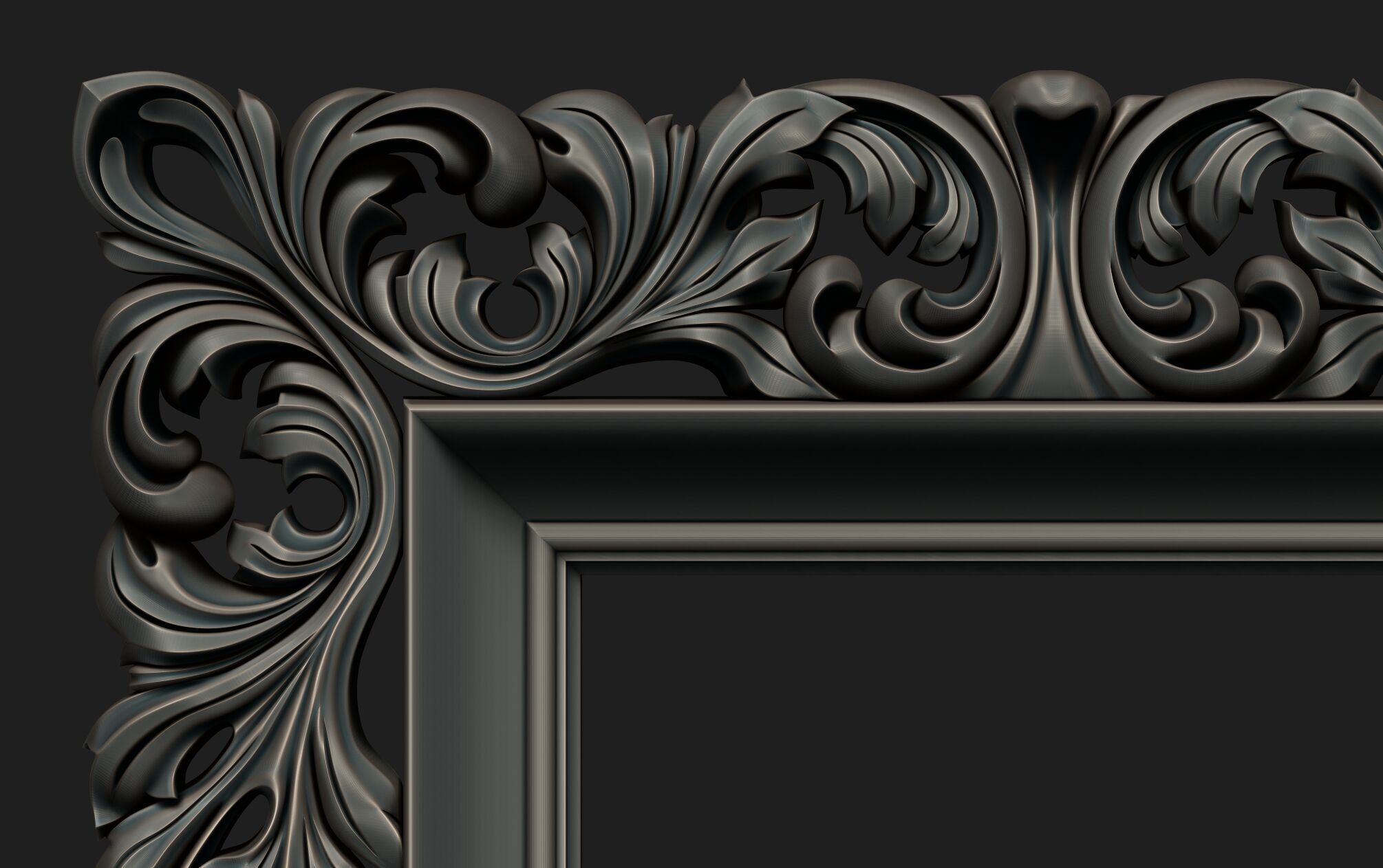 FRAME-mirror  005 3D print model_13