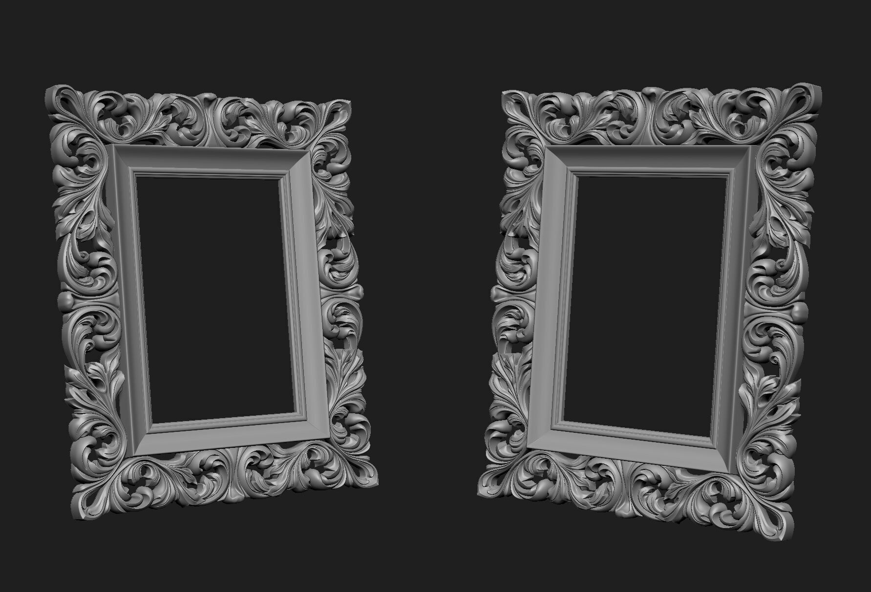 FRAME-mirror  005 3D print model_7