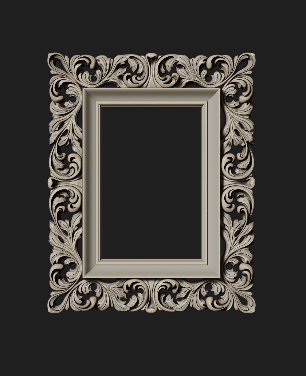 FRAME-mirror  005 3D print model_9