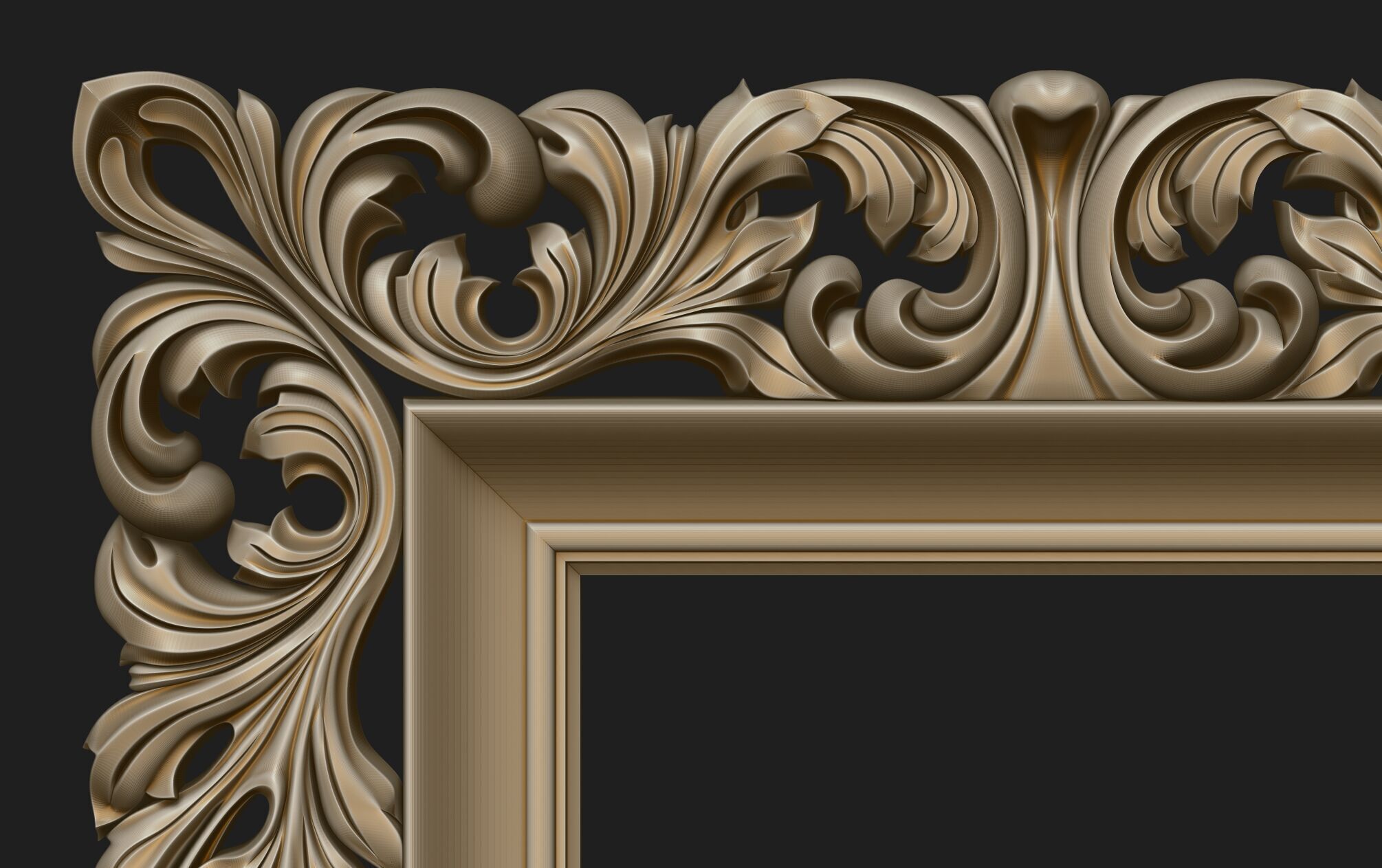 FRAME-mirror  005 3D print model_12