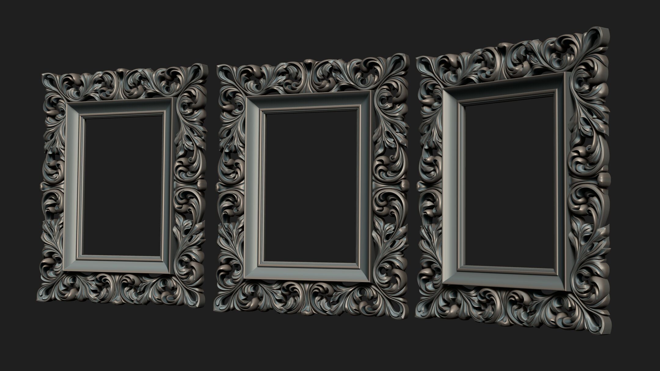 FRAME-mirror  005 3D print model_20